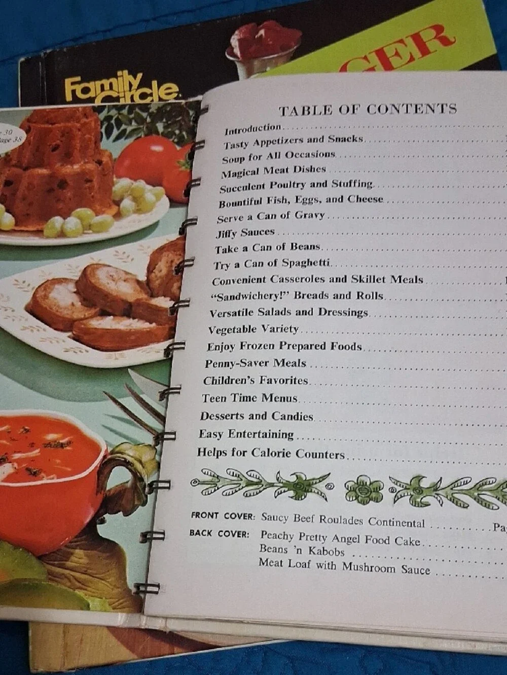 Vintage Cookbooks - White & Brown Covers with Red and Yellow Accents